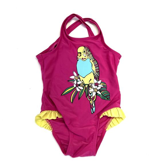 CAT & JACK TROPICAL SWIMSUITS SIZE 2T - Picture 2 of 3